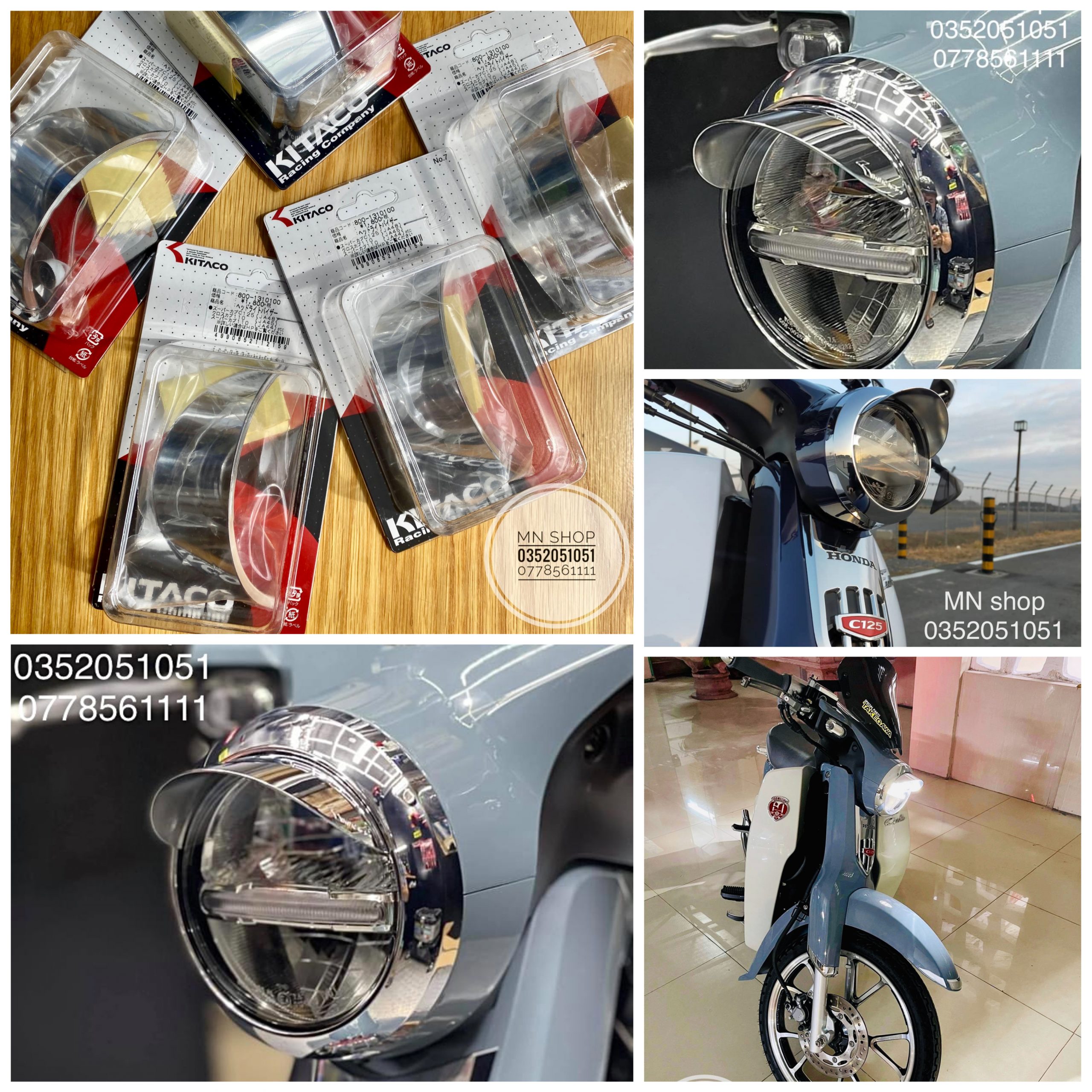 MÍ CHE ĐÈN KITACO PHỤ TÙNG SUPER CUB C125